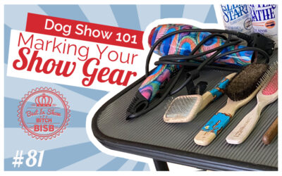 Dog Show 101 – Marking Your Dog Show Gear