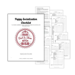 Breeder Socialization Checklist (Editable PDF)